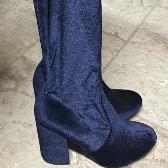 Steve Madden velvet knee high boot - Picture 4 of 11